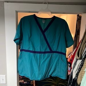 Butter Soft adjustable scrub top